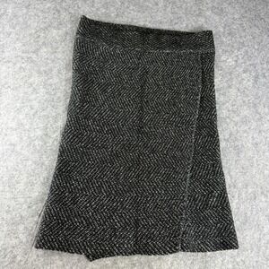 VILA CLOTHES Pencil Skirt Women's Large Wrap Work Office Classic Black Gray